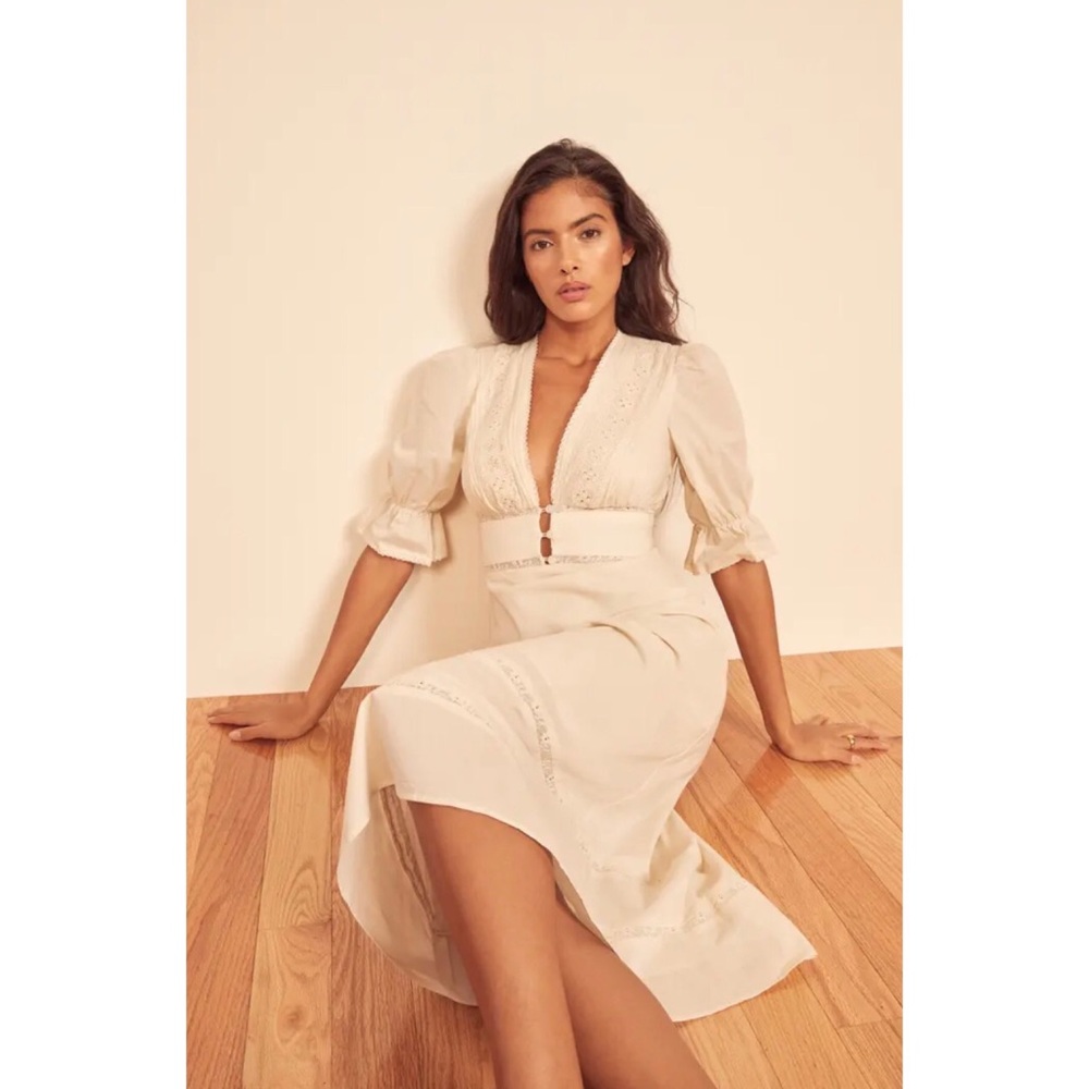 Reformation Fran Cotton Midi Dress